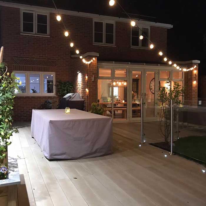 Garden Redesign & Millboard Decking - Smoked Oak - Fleet