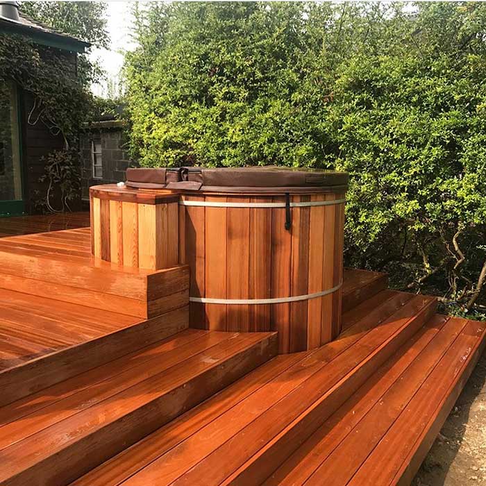 Timber Decking Hardwood Shepperton Aug 2017