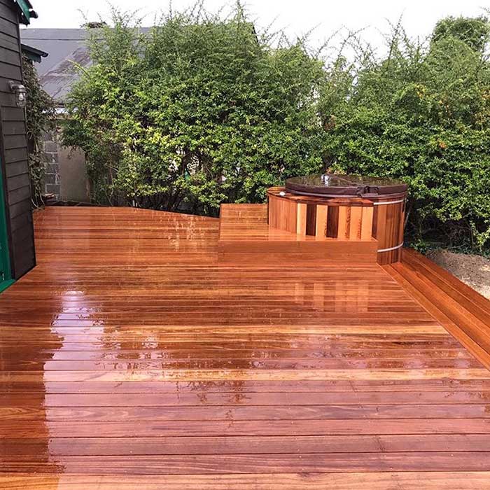 Timber Decking Hardwood Shepperton Aug 2017