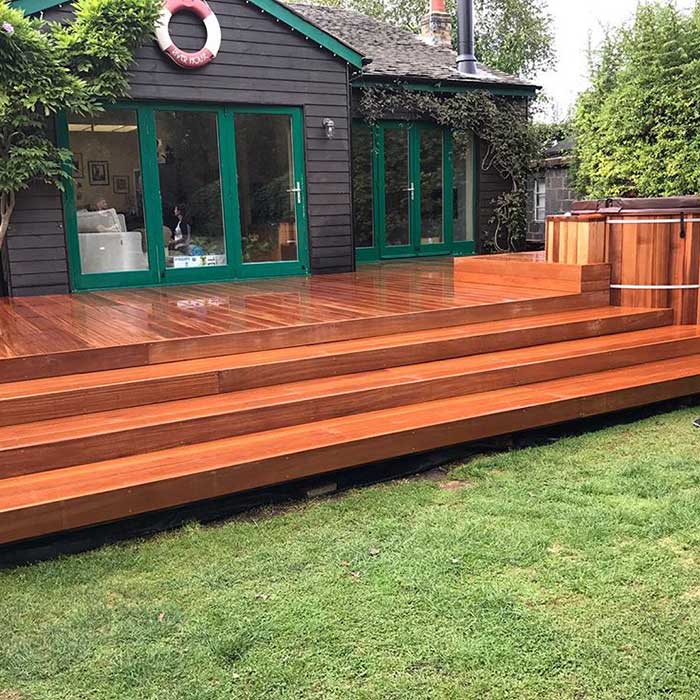 Timber Decking Hardwood Shepperton Aug 2017