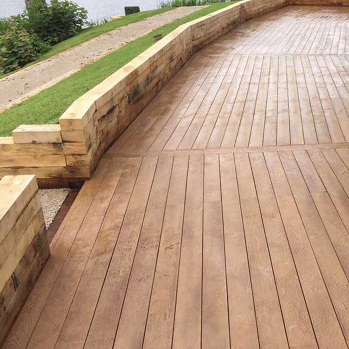 Millboard Coppered Oak Farlows Fishing Lakes