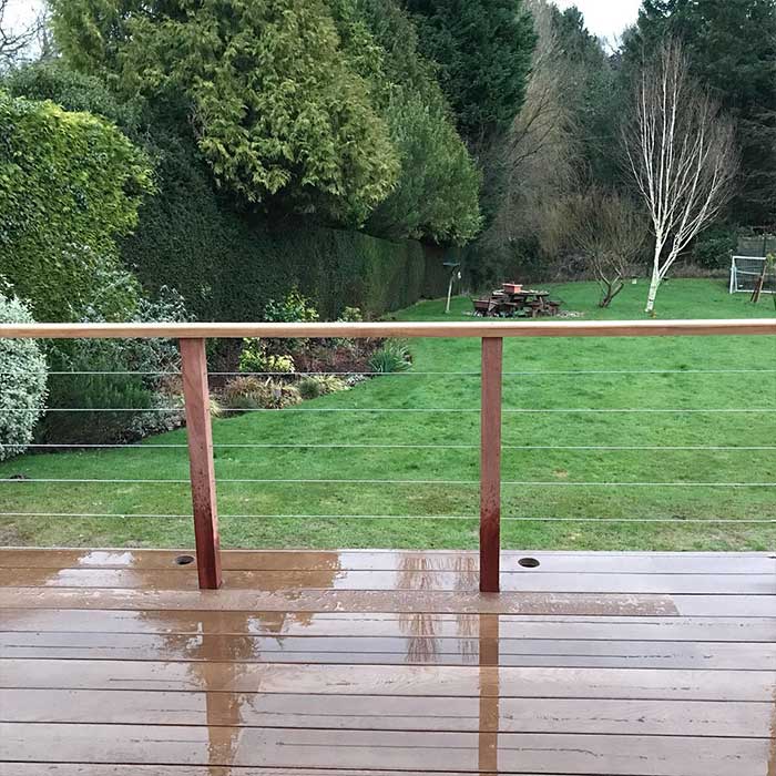 Millboard Decking - Coppered Oak with Pergola - Oxted