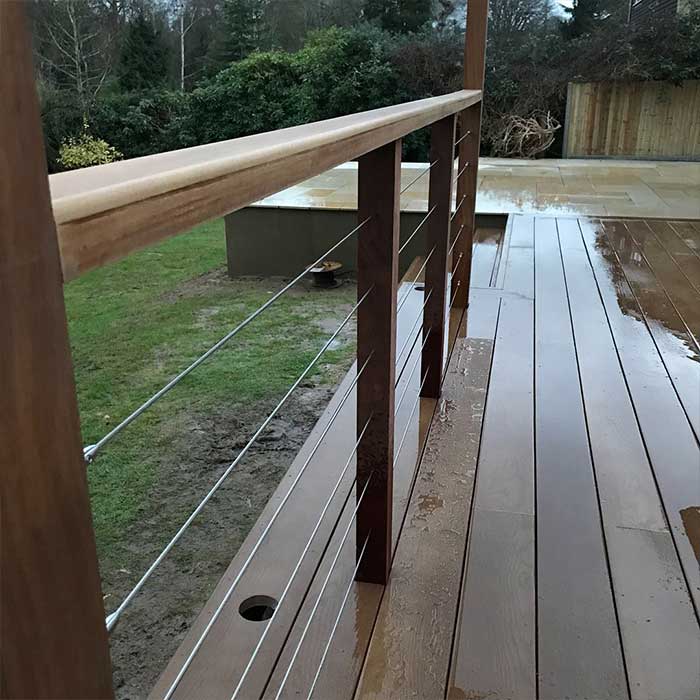 Millboard Decking - Coppered Oak with Pergola - Oxted