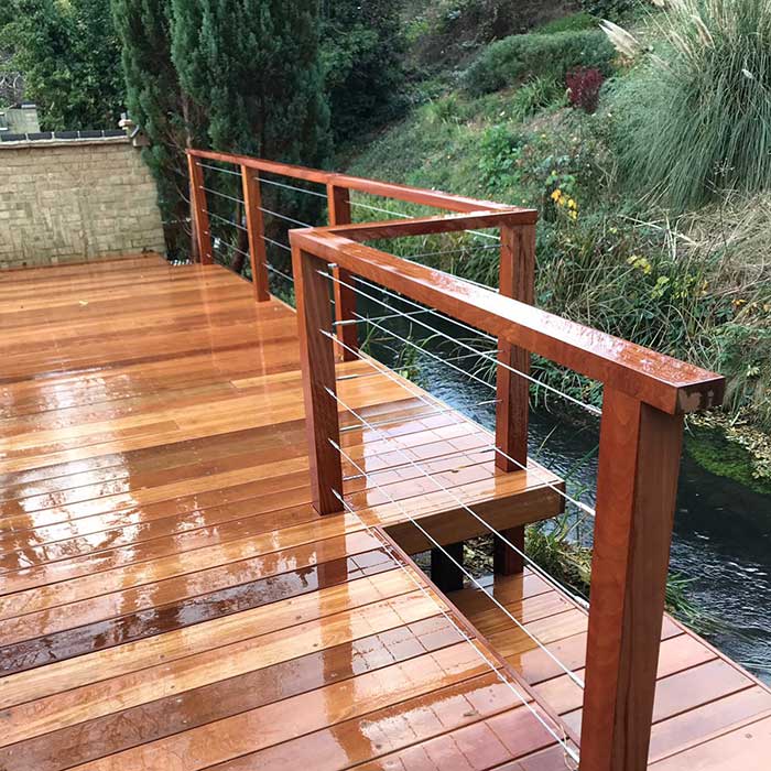 Balau Hardwood timber decking - Shepperton