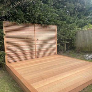 Small Hardwood decking Build - Horsham - All on deck