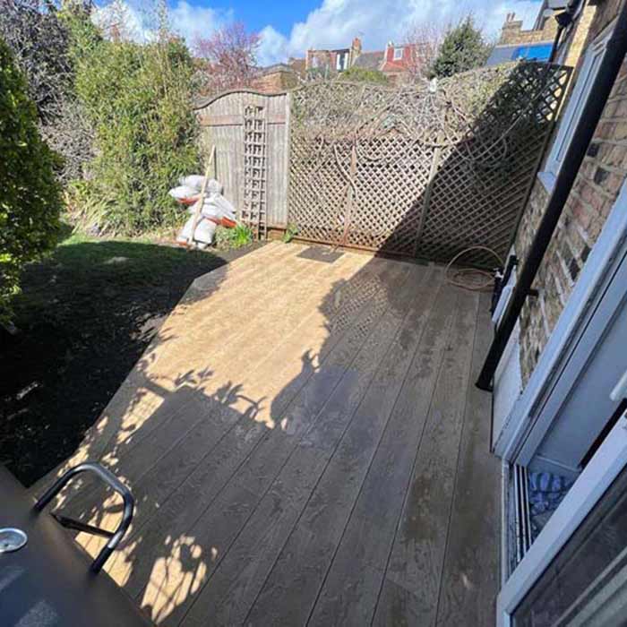 golden oak decking clapham